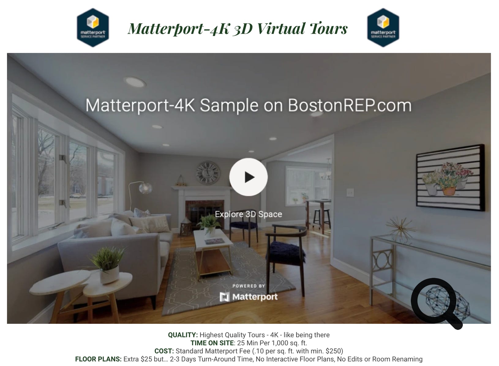 Matterport Pro2 Camera for 4K Scans, Hi Def Scans, 3D Tours, 360 Scans.
